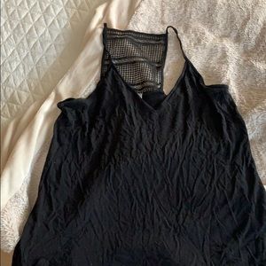 Black tank top